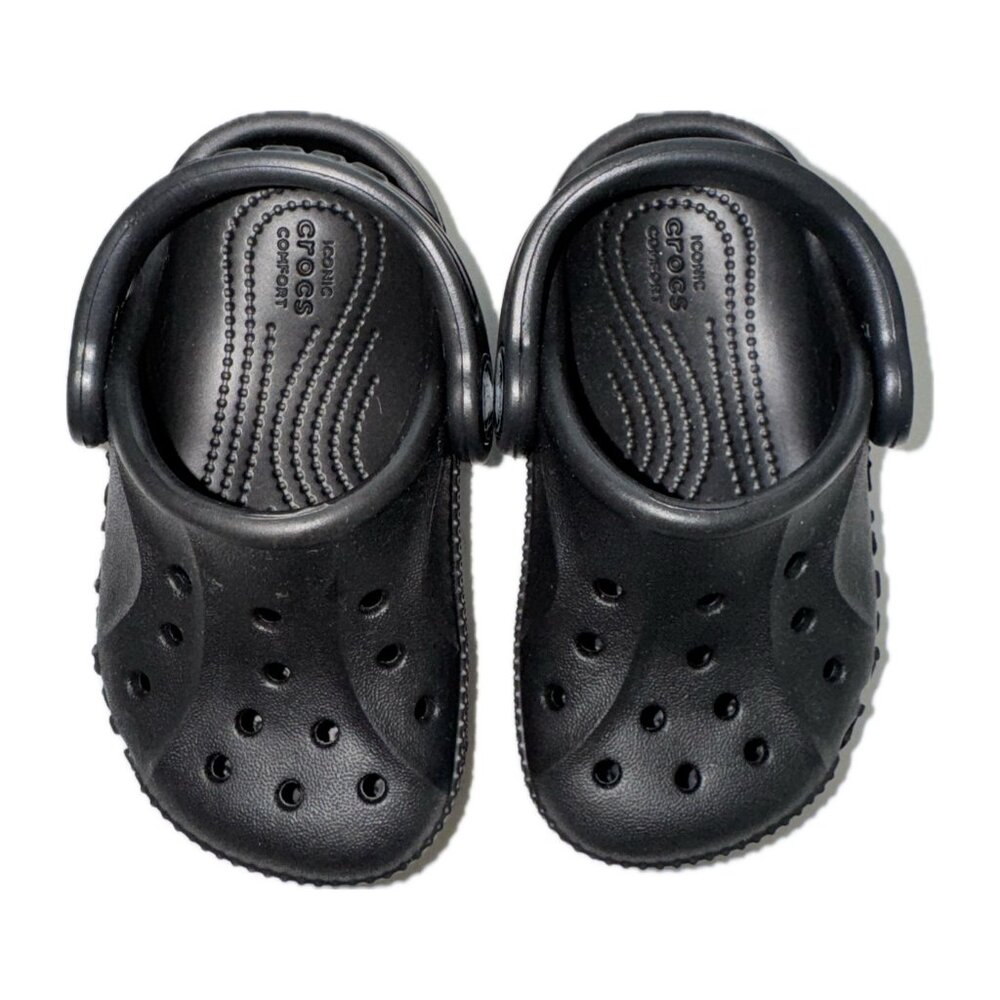 CROCS Kids Black Classic Clogs